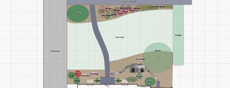 Front-yard Planting Plan